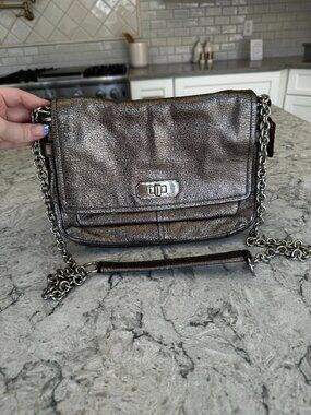 Coach Metallic Gold Crossbody Purse